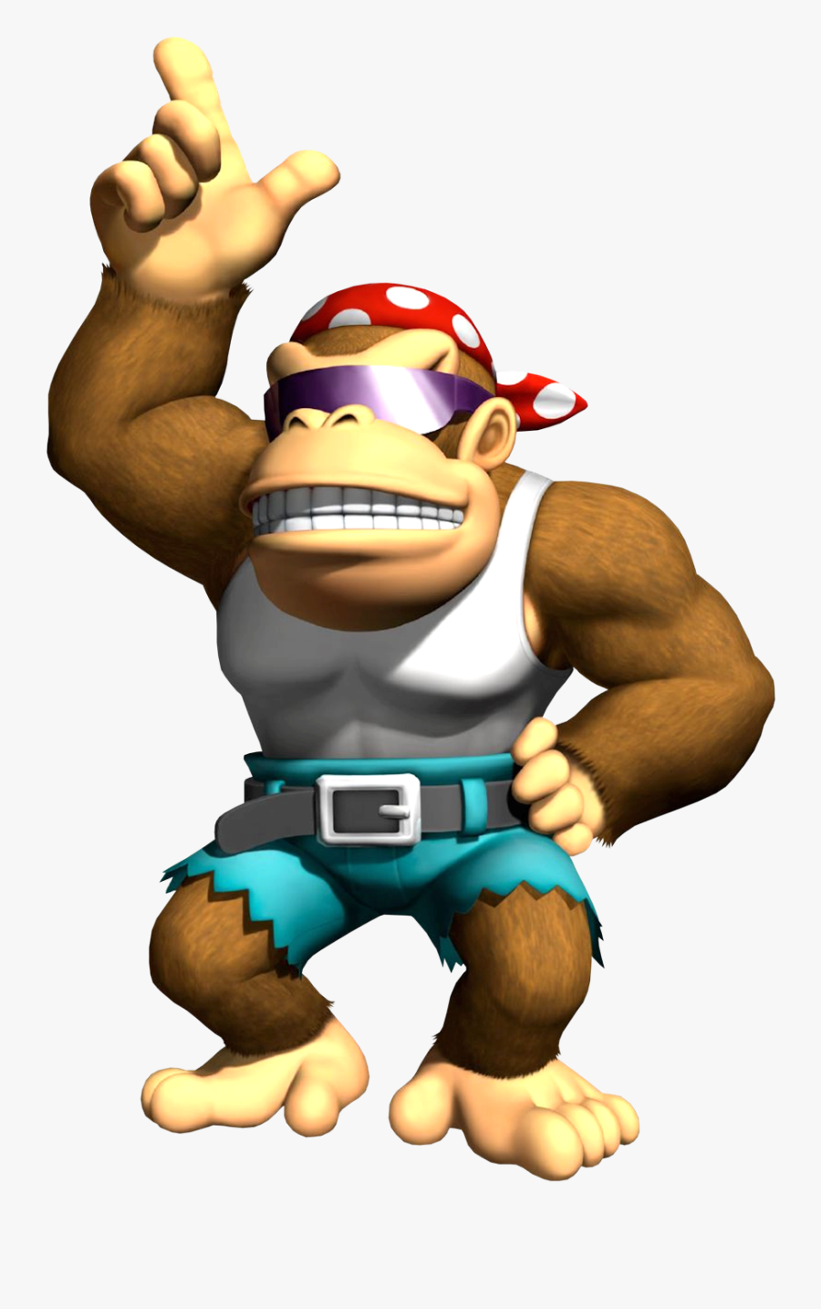 Funky Kong Clipart , Png Download - Funky Kong Mario Kart Wii, Transparent Clipart