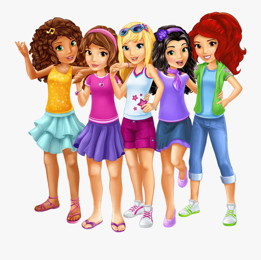 With - Lego Friends Cartoon, Transparent Clipart