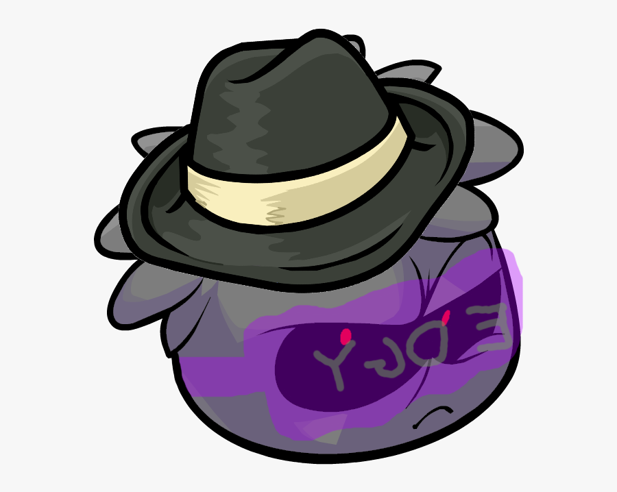 Fedora Clipart Club Penguin - Illustration, Transparent Clipart