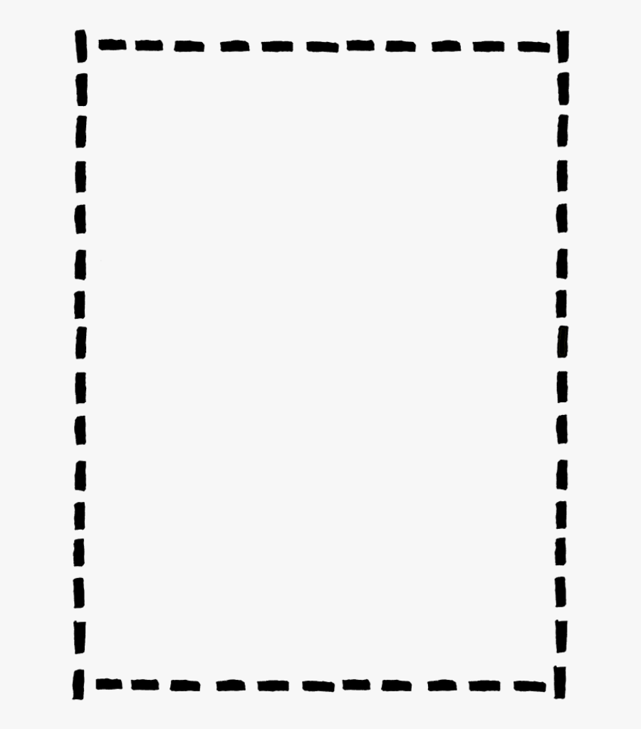 #stitch Border - Cute Black And White Border, Transparent Clipart