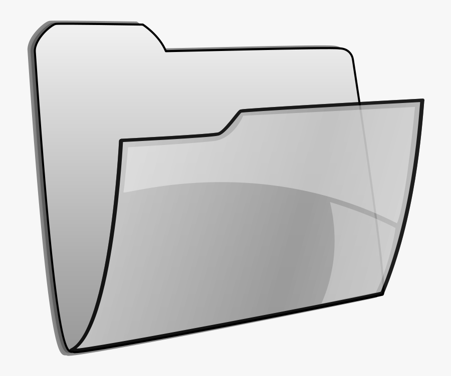 Open Folder, Transparent Clipart