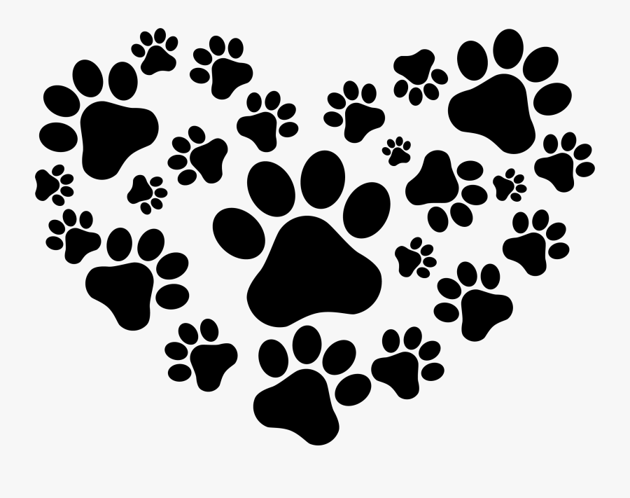 Transparent Dog Paw Heart Png - Dog Paw Heart Png , Free Transparent ...