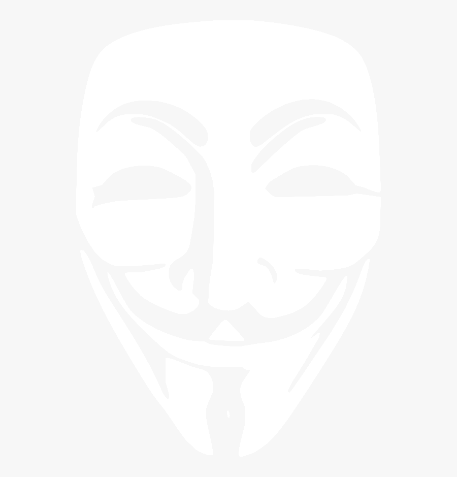 Transparent Guy Fawkes Mask Png - Anonymous Guy Fawkes Mask, Transparent Clipart