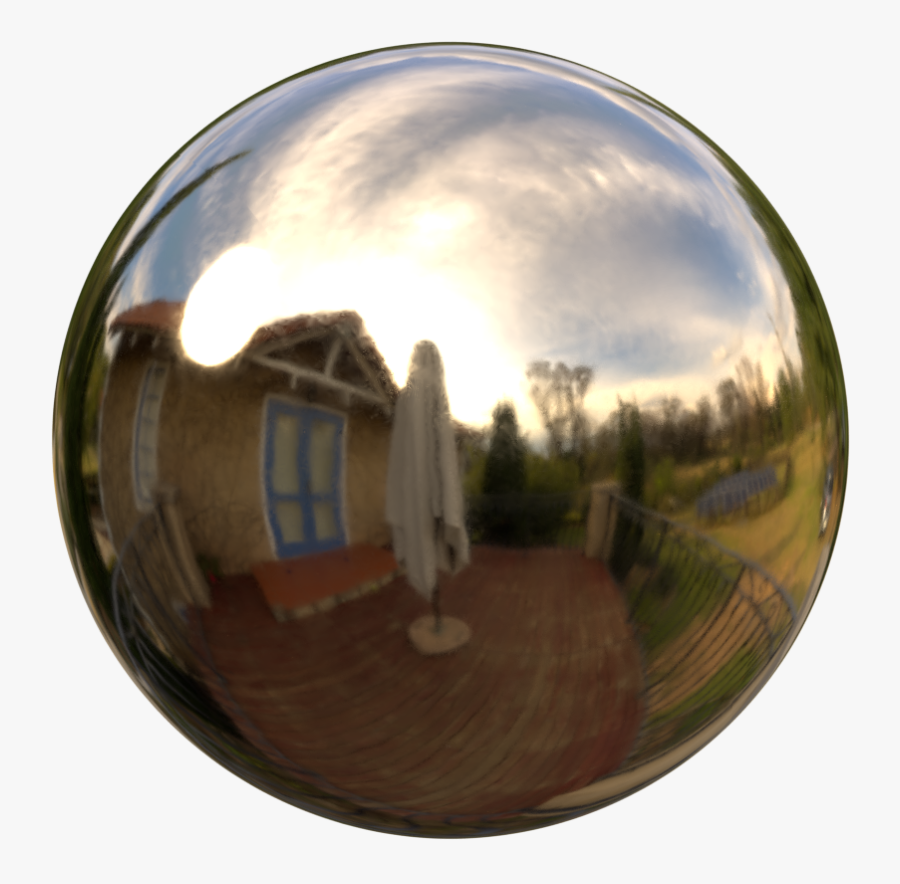 Transparent Chrome Sphere Png - Reflection, Transparent Clipart