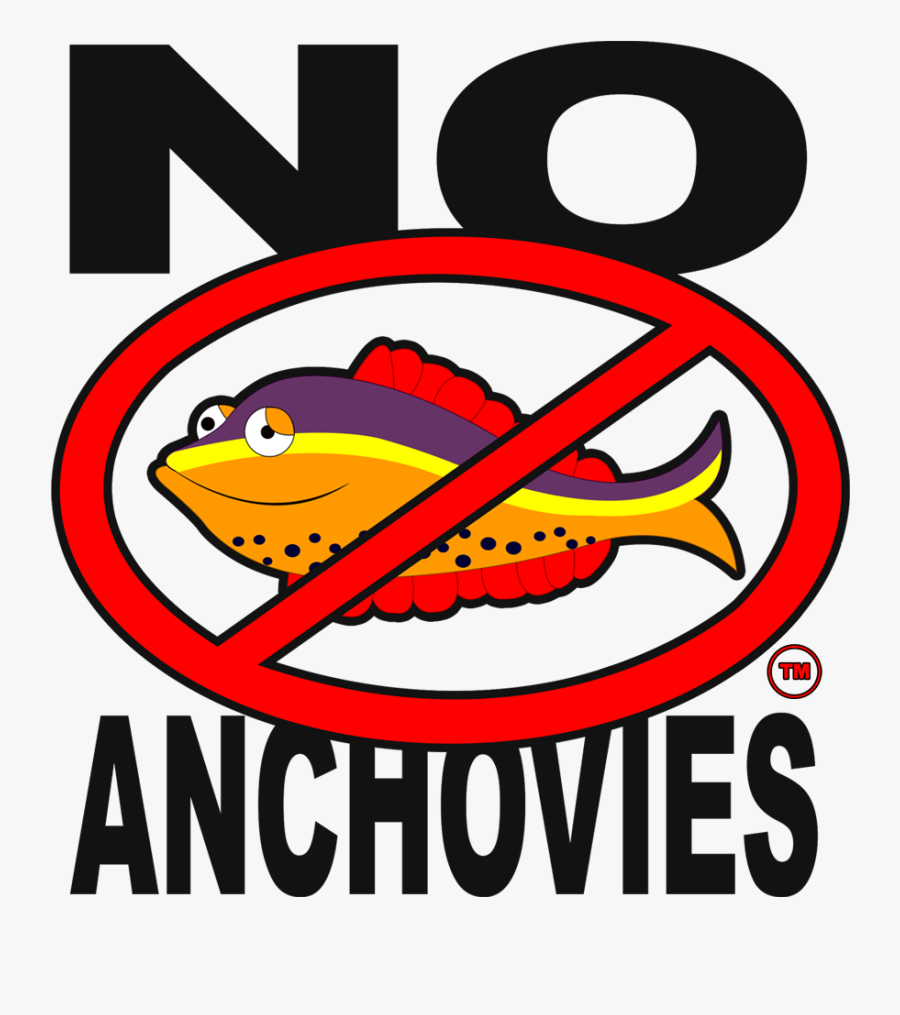 No Anchovies™ Logo™ - Keep Clear At All Times Signs, Transparent Clipart