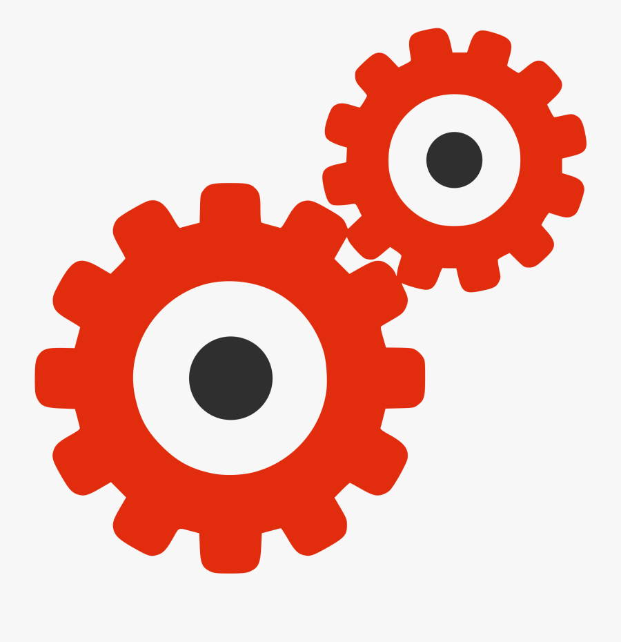 Free Mustache-bot Free Gears - Pulleys And Gears Clipart, Transparent Clipart