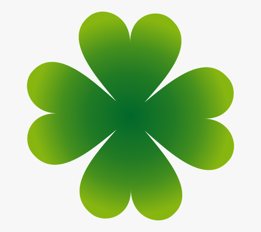 Green,leaf,symbol,clip - Trevo Da Sorte Vetor, Transparent Clipart