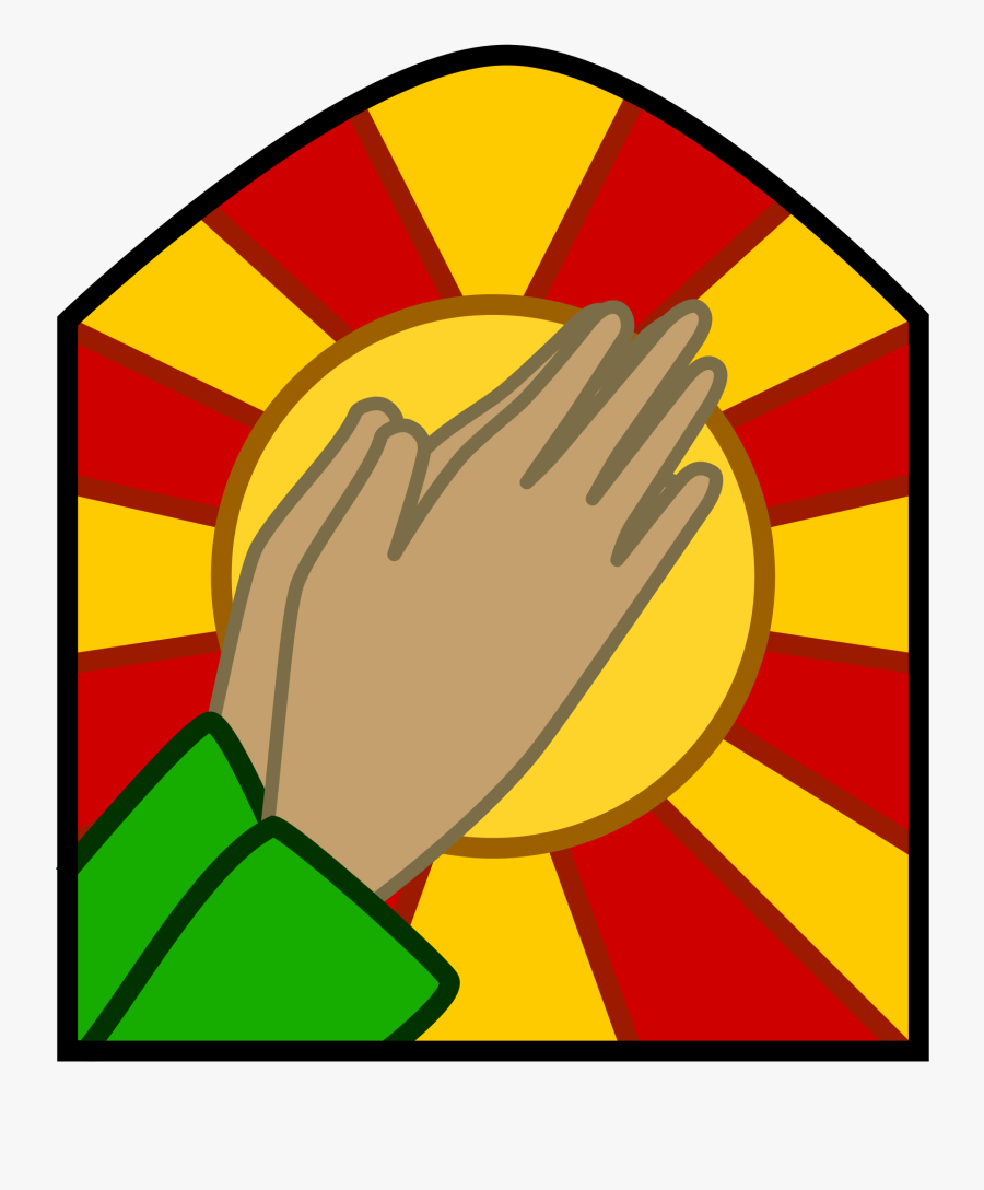 Clip Art File Hands Svg Wikimedia - Praising Hand, Transparent Clipart