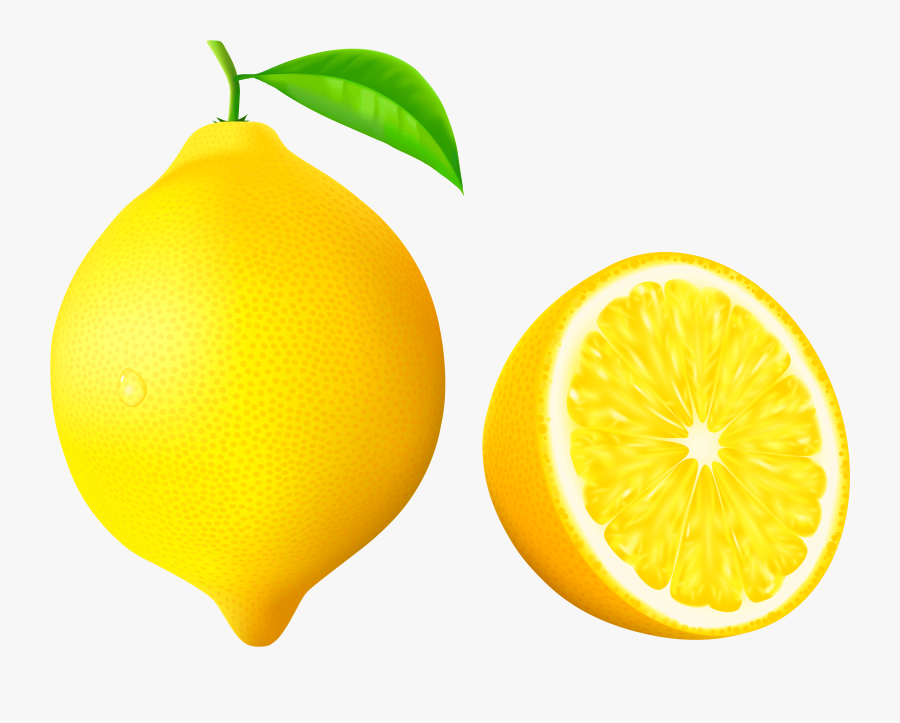Lemon Png Vector Clipart Image - Limão Siciliano Png, Transparent Clipart