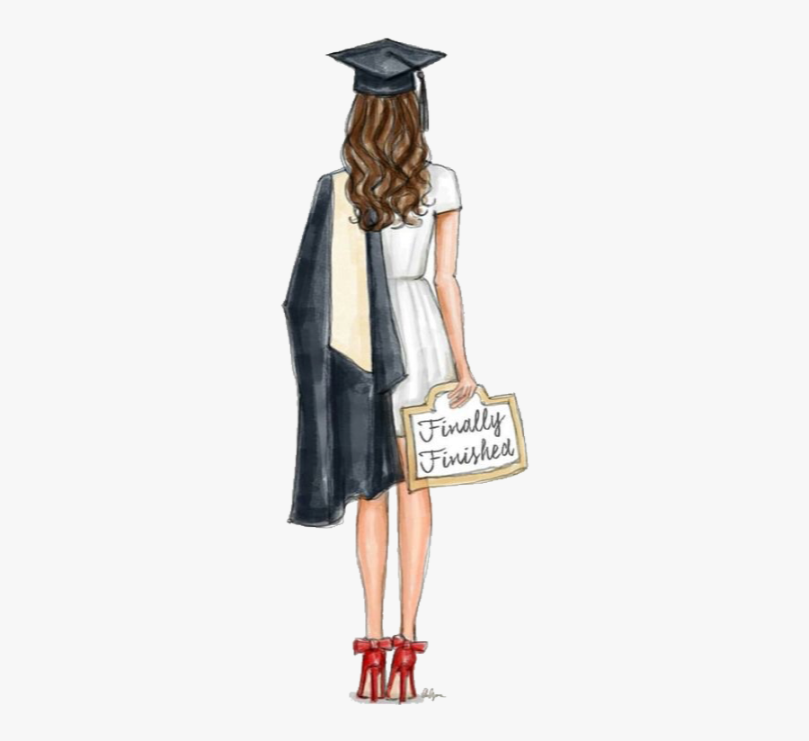 #graduation #تخرج #freetoedit - Graduation Drawing, Transparent Clipart