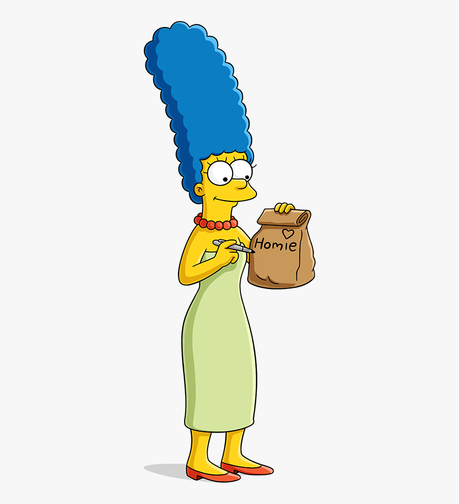 Marge Simpson, Transparent Clipart