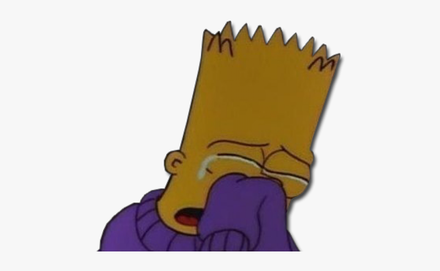 Bart Simpson Png Transparent Images - Bart Simpson Meme Sad, Transparent Clipart