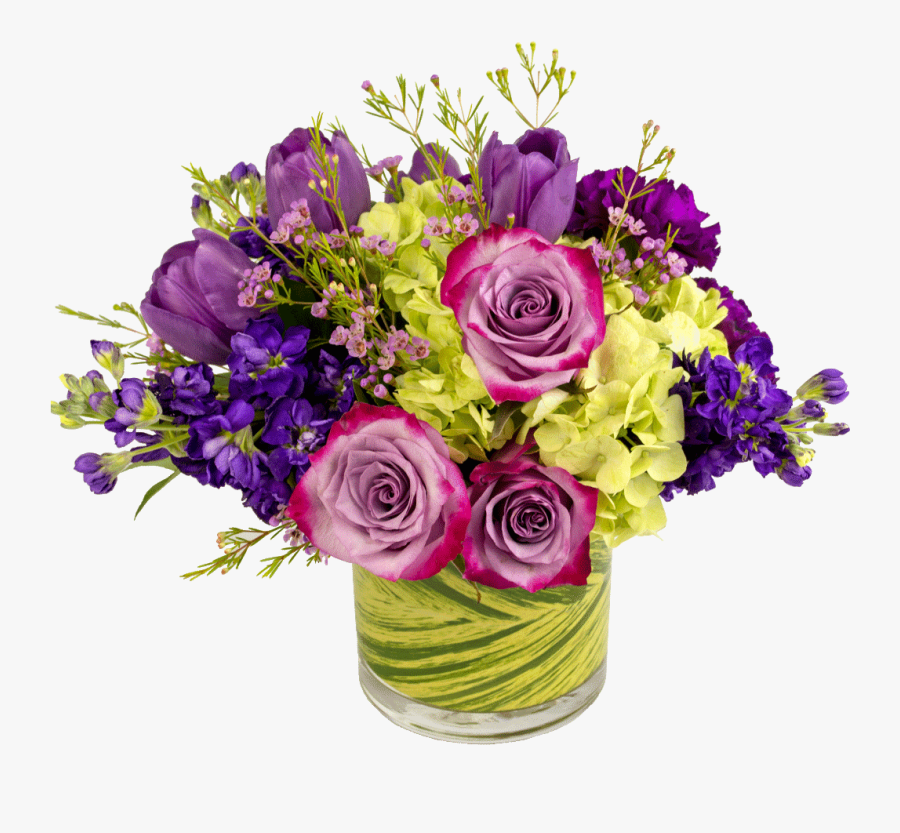 Clip Art Shades Of Is Designed - Purple Bouquet Flowers Png , Free