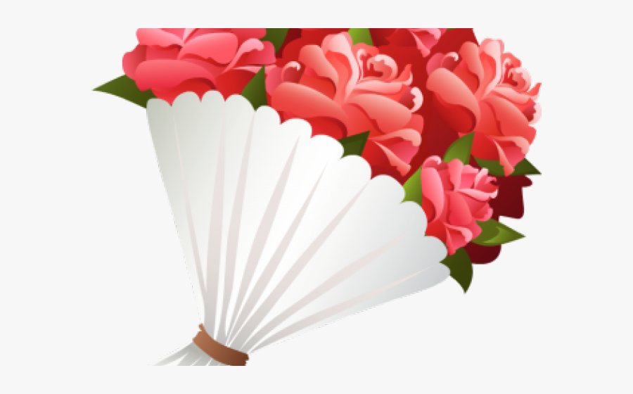 Transparent Hand Fan Clipart - Clipart Bouquet Of Roses Png, Transparent Clipart