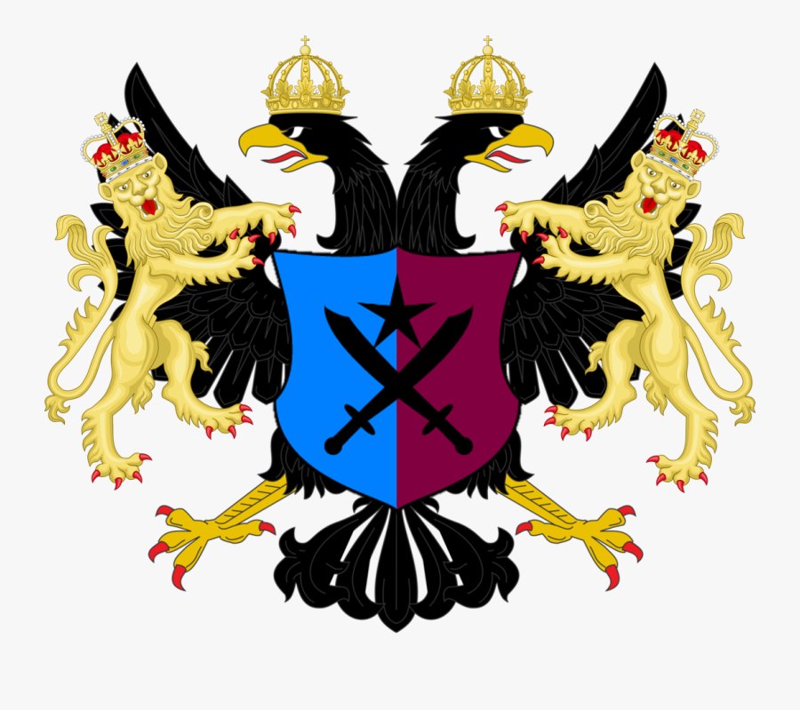 Holy Russian Empire Flag Clipart , Png Download - Coat Of Arms Double Headed Eagle Png, Transparent Clipart