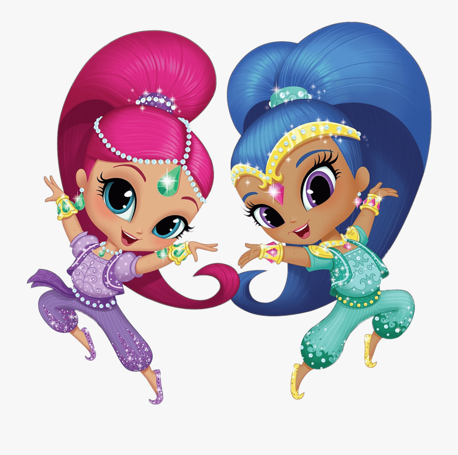 Shimmer And Shine Dancing - Shimmer And Shine Happy Birthday, Transparent Clipart