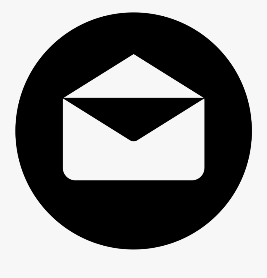 E-mail Png Hd - Email Icon Round Png, Transparent Clipart