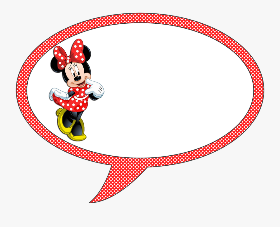 Kit Aniversário Personalizados Tema "minnie Vermelha - Am Going To Disney, Transparent Clipart