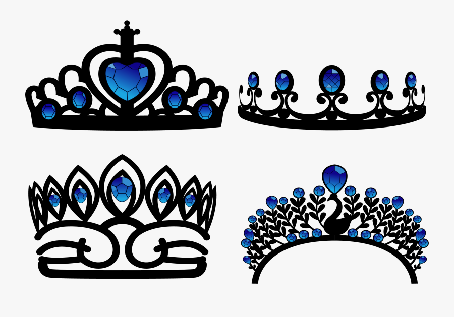 Graphic Royalty Free Sapphire Diamond Ruby Black Transprent - Imagenes De Coronas Chiquitas, Transparent Clipart