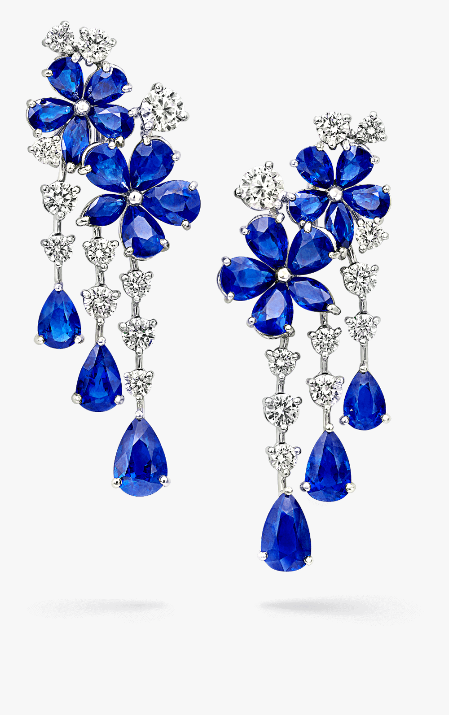 Clip Art Carissa Flower - Carissa Double Flower Earrings, Transparent Clipart