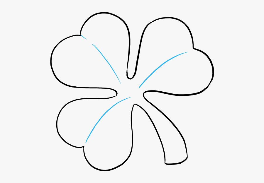 How To Draw Shamrock - Shamrock Drawing, Transparent Clipart