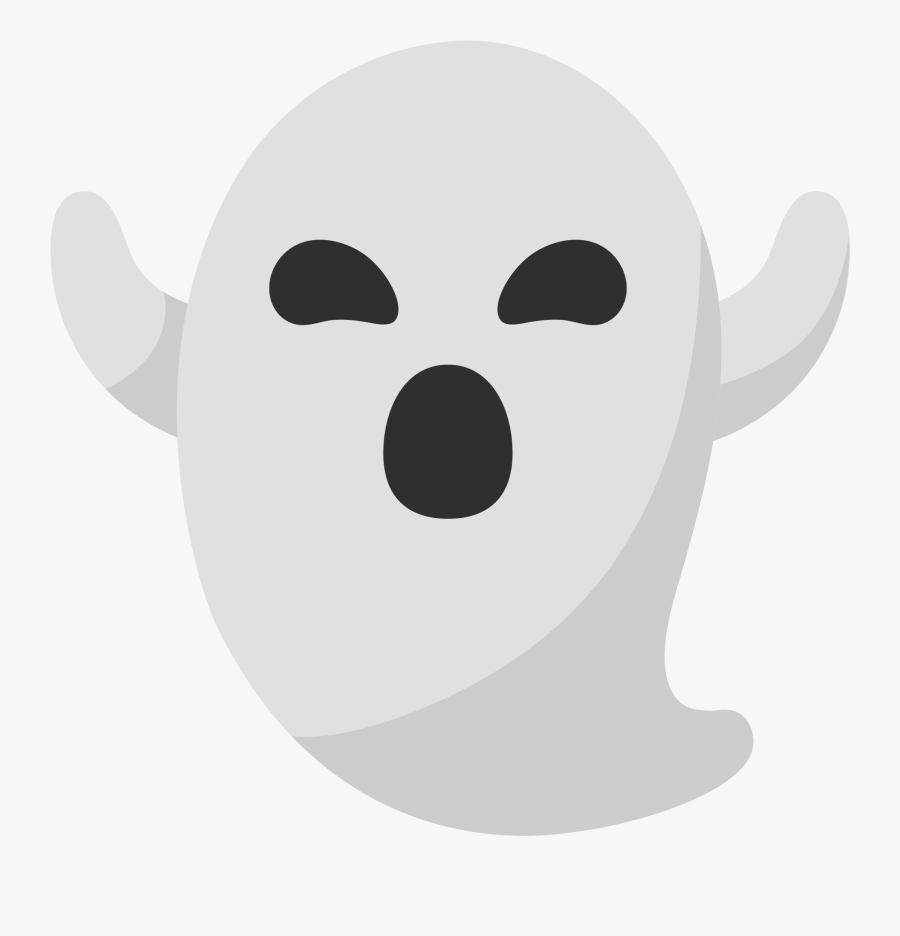 Ghost Emoji Png - Ghost Emoji Google, Transparent Clipart