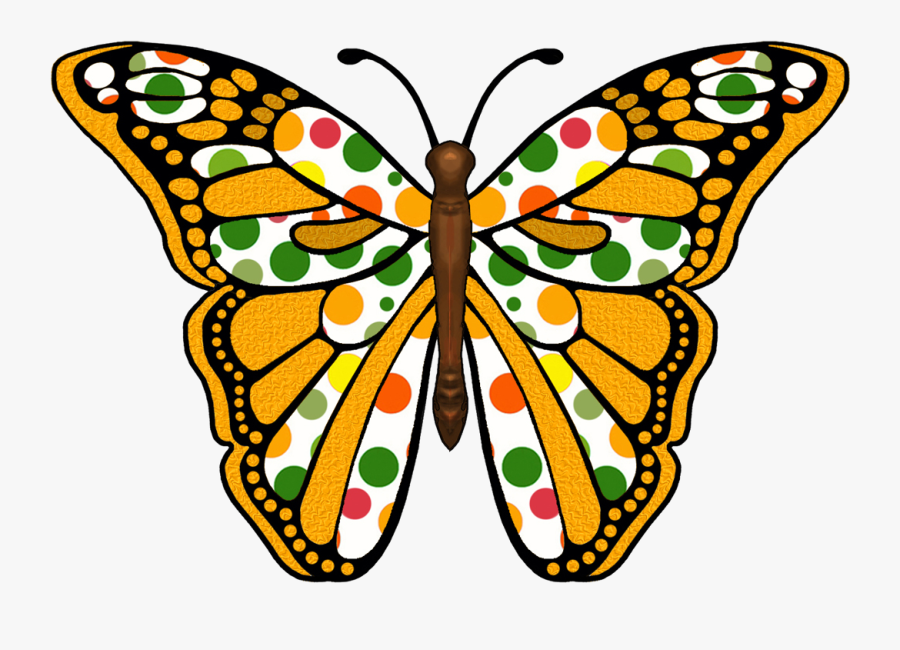 Butterfly Green Clipart Free Images Transparent Png - Clip Art Picture Of A Butterfly, Transparent Clipart