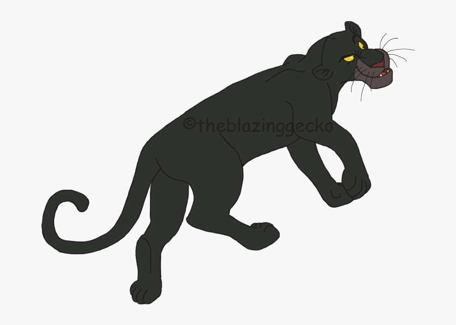 Bagheera Baloo The Jungle Book Black Panther Kaa - Bagheera Jungle Book Png, Transparent Clipart