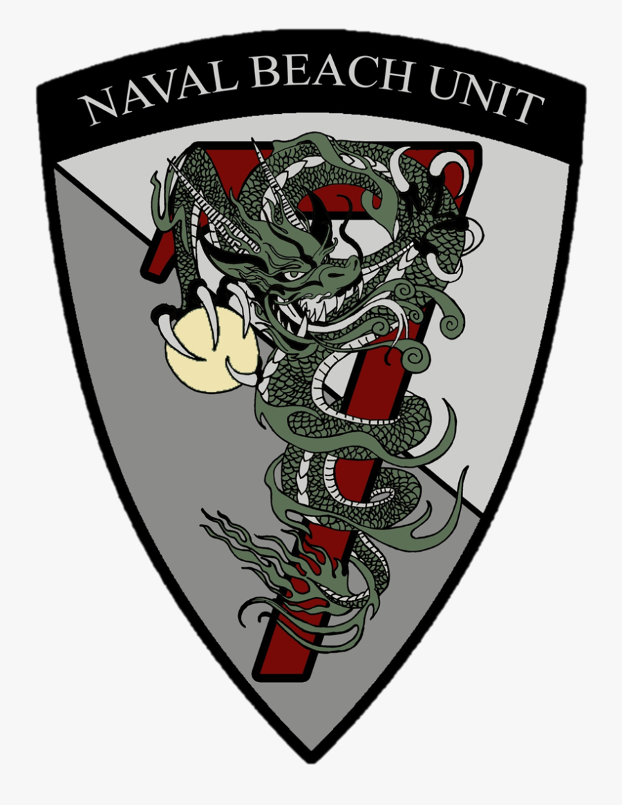 Naval Beach Unit 7 Logo, Transparent Clipart