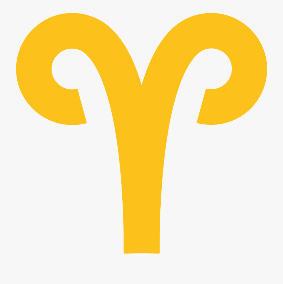 Emoji Symbol Aries Zodiac - Simbolo Signo De Aries, Transparent Clipart