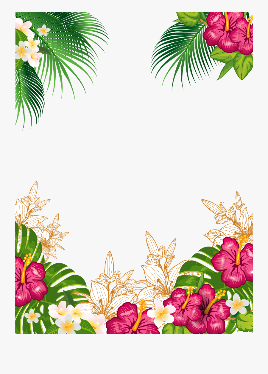 Island Clipart Wedding Hawaii - Fleur Exotique De Tahiti, Transparent Clipart