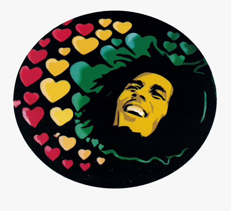 Sticker De Bob Marley, Transparent Clipart