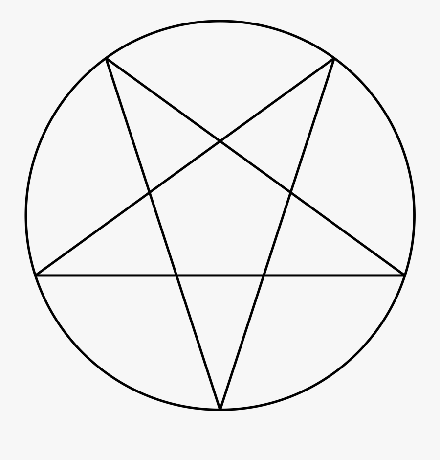 Inverted Pentagram Transparent , Free Transparent Clipart - ClipartKey