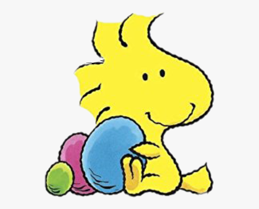 #woodstock #peanut #snoopy #cartoon #easter #happyeaster - Peanuts Woodstock Easter, Transparent Clipart