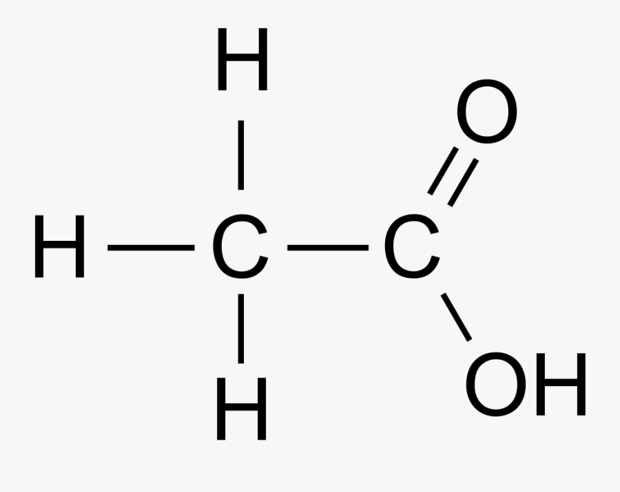 Clip Art File Svg Wikimedia Commons - Glacial Acetic Acid Structural Formula, Transparent Clipart