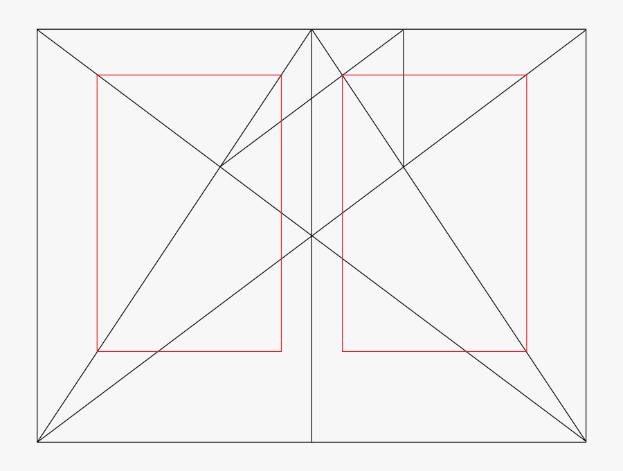 Van De Graaf Canon In Book Design - Triangle, Transparent Clipart