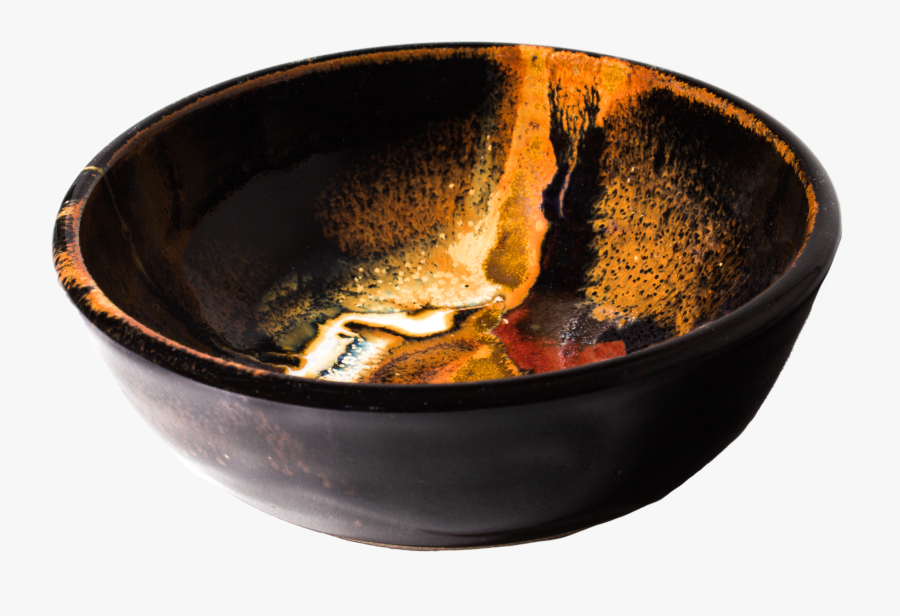 Handmade Pottery Cereal Bowl Red, Toasted Brown, & - Frying Pan, Transparent Clipart