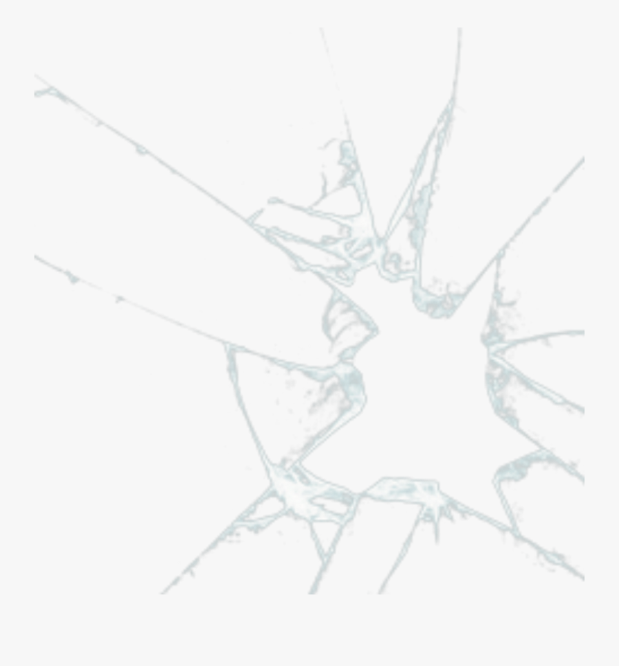 Cracked Drawing Glass, Transparent Clipart