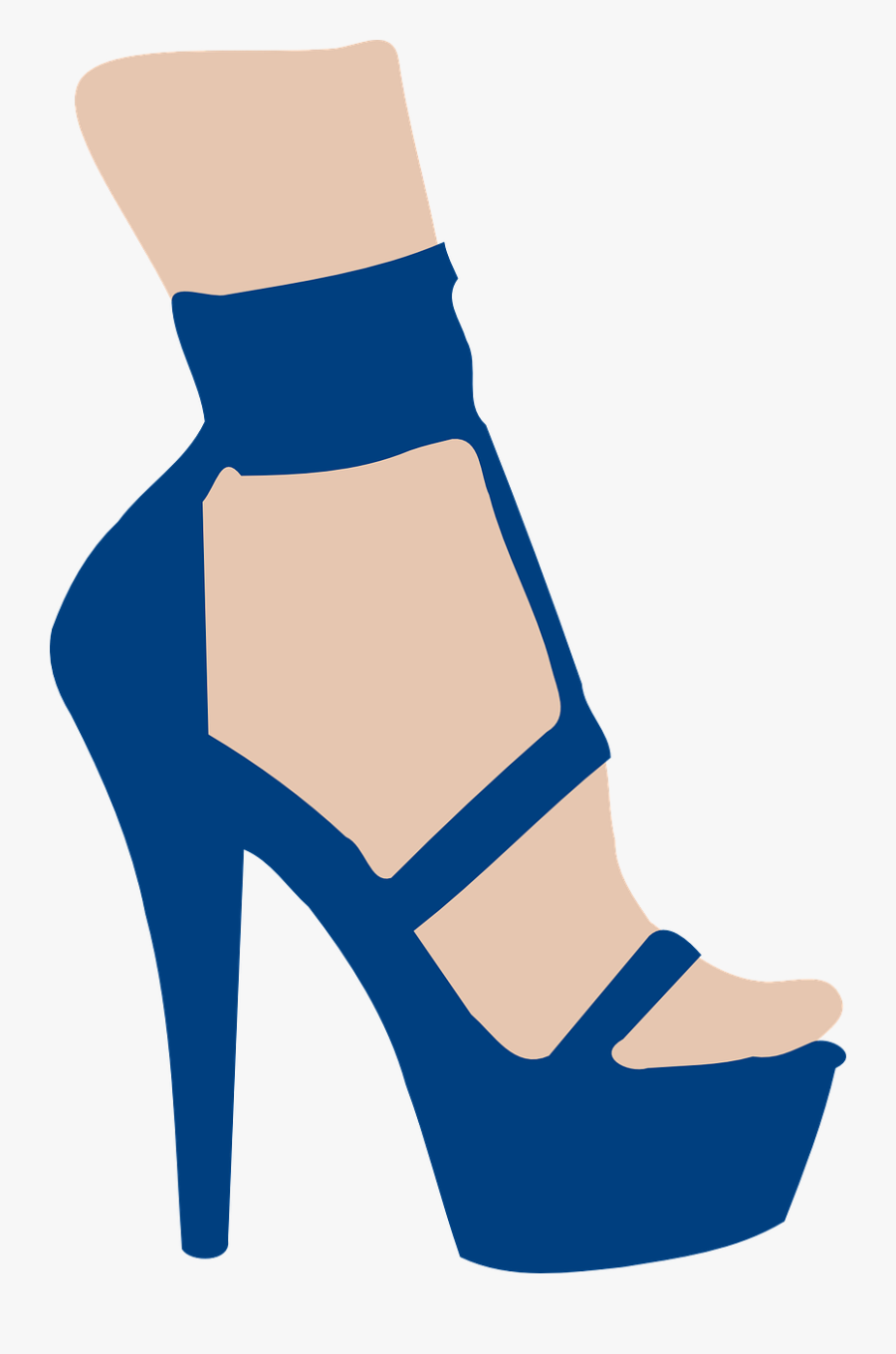 Easy Drawings Of High Heels, Transparent Clipart