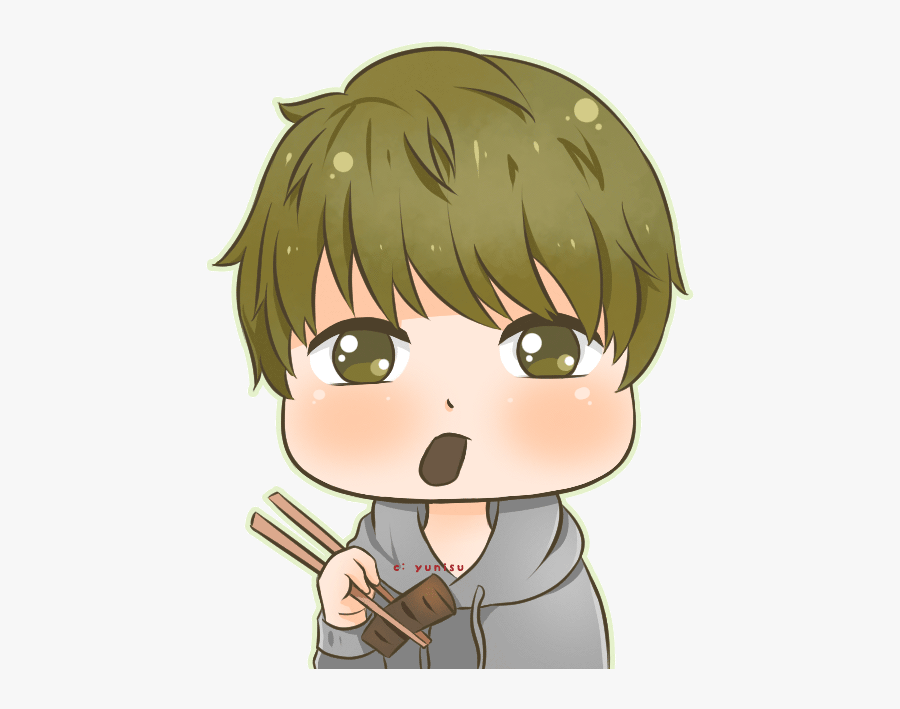 Bts Jin Chibi Gif - Bts Jin Chibi Transparent, Transparent Clipart