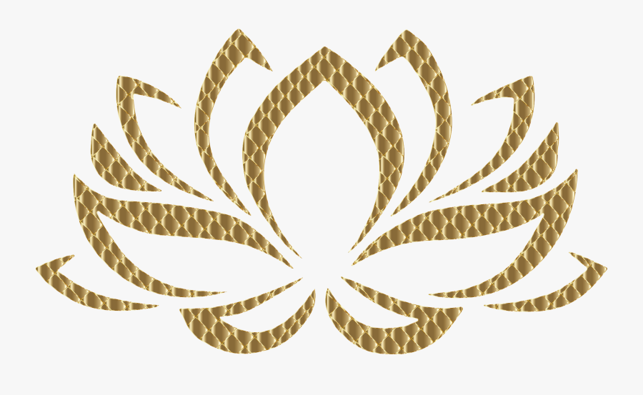 Golden Lotus Flower 4 No Background Clip Arts - Lotus Flower Svg Free, Transparent Clipart