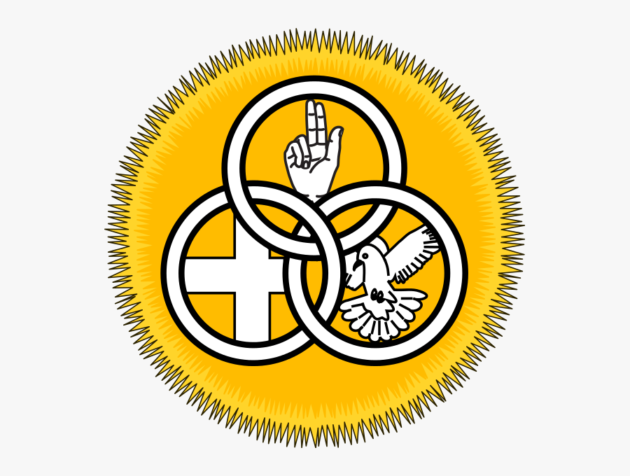 Filesociety Of Our Lady Of The Most Holy Trinity Badge - Holy Trinity Catholic Symbol, Transparent Clipart