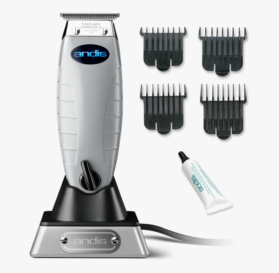 Andis Cordless T Outliner Lithium Ion Trimmer, Transparent Clipart