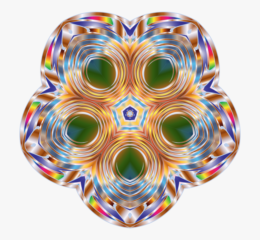 Psychedelic Art,circle,kaleidoscope - Circle, Transparent Clipart