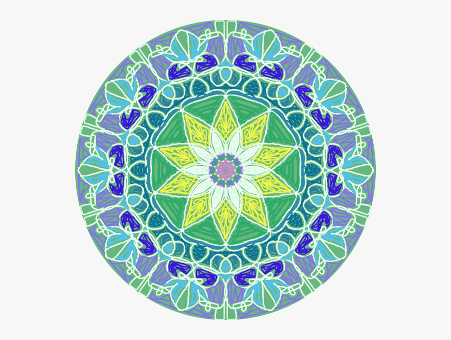 Collection Of Free Kaleidoscope Drawing Mosaic Download - Circle, Transparent Clipart