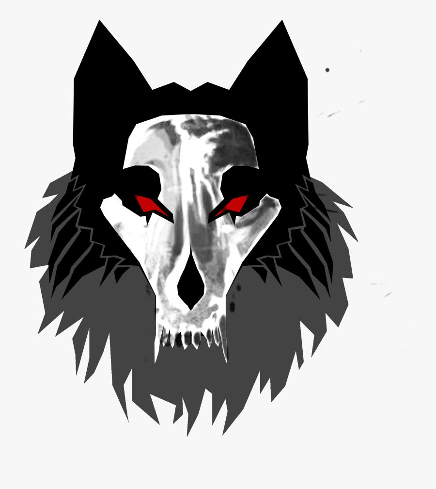 Skull Wolf Png Logo, Transparent Clipart