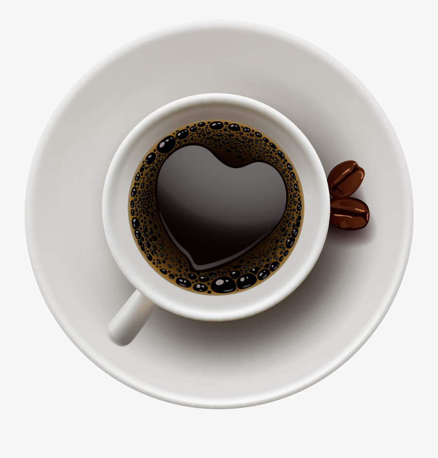 Coffee Cup Png Image - Cup Of Coffee Top View Png, Transparent Clipart