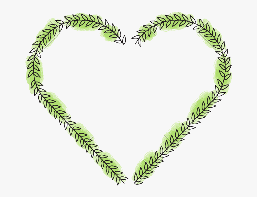 Heart Icons Leaf - Heart, Transparent Clipart