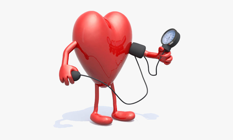 Cartoon Blood Pressure Monitoring, Transparent Clipart