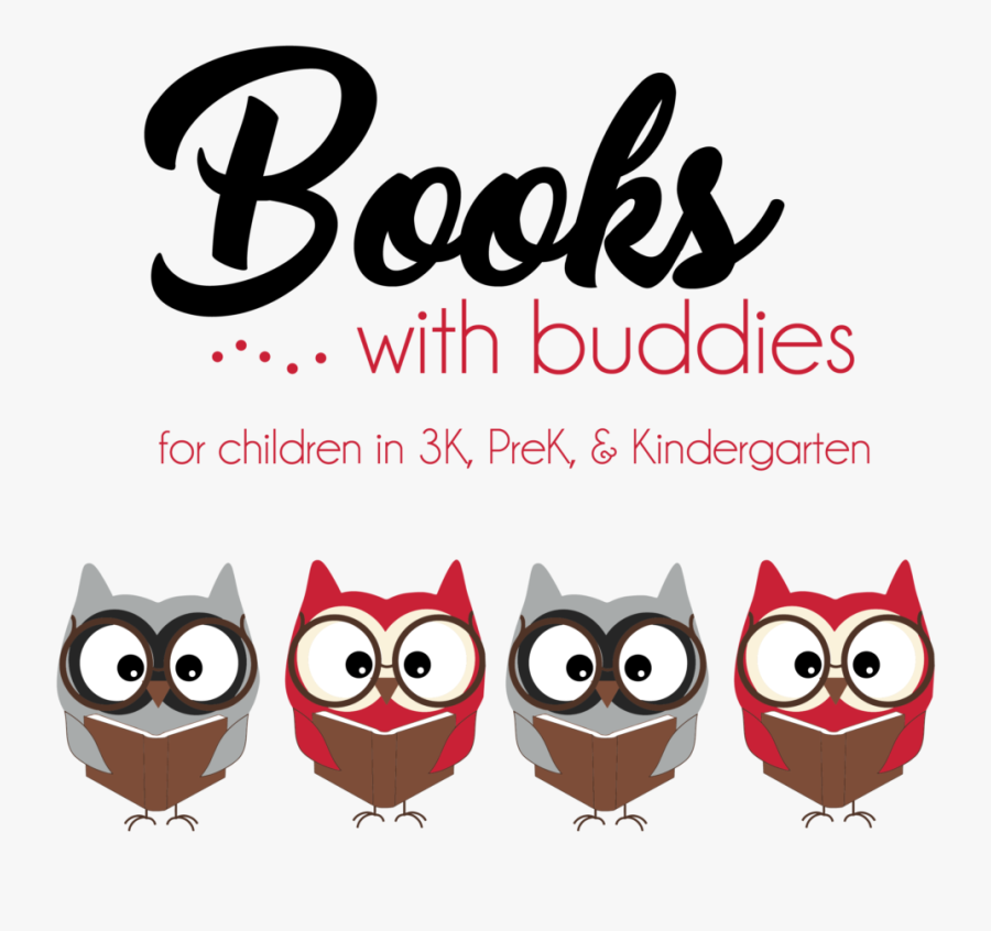 Books With Buddies February - Books And Buddies, Transparent Clipart